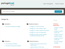 Tablet Screenshot of ajuda.portugalmail.pt